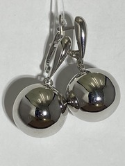 Шары 1,8 (серьги из серебра)