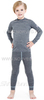Термобелье комплект из шерсти мериноса Norveg Soft Grey детский - 5