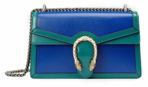 Сумка Gucci Dionysus Small бирюзовый/синий