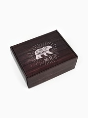 Коробка самосборная одиночная Прямоугольник,  27*21*9 см, «Ящик», 1 шт.