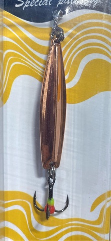 35 Блесна зимняя KDF Minkur 130-8025 4 гр 45 мм цв copper