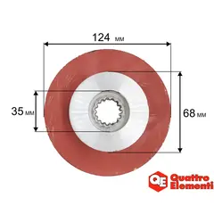 Диск тормозной QUATTRO ELEMENTI TL-1000 - 90-1331 (793-701-040)
