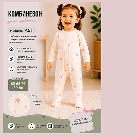 Комбинезон хлопок д (62-86) 260815-R1524