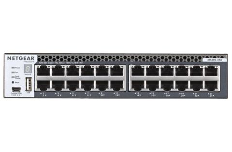 Управляемый 10GbE коммутатор Netgear M4300 24 порта для NetworkHD WyreStorm M4300-XSM4324CS-24X — фото 2