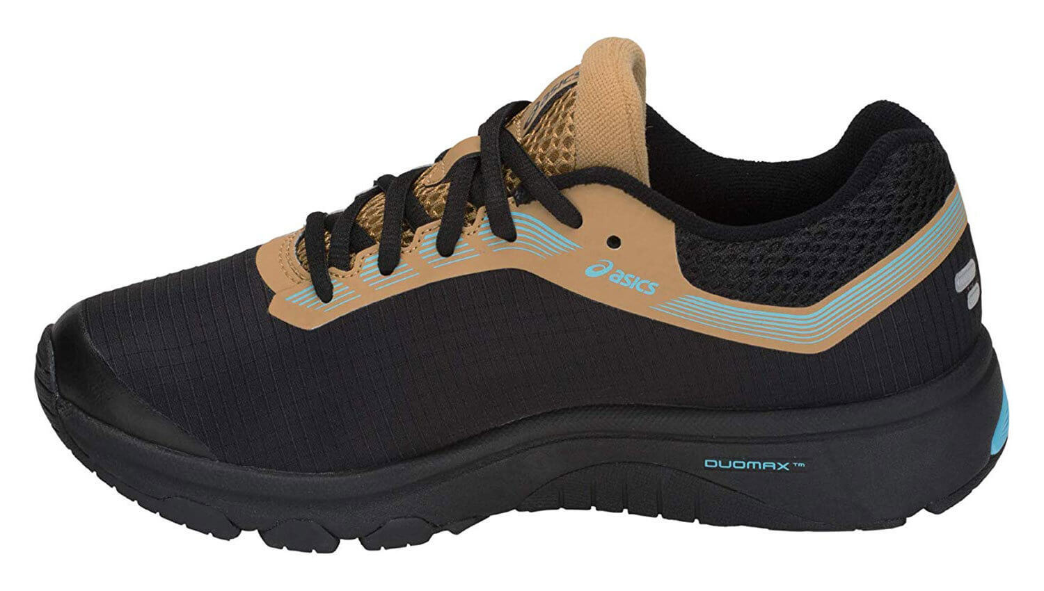 Asics Gt 1000 7 GS Sp кроссовки для бега детские черные-голубые - 5