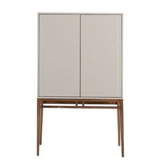 Буфет Angel Cerda CP1709 /3073 жемчужно-серый с ножками из ореха