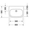 Duravit D-Code 23116500702 Раковина медицинская