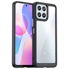 Противоударный чехол с усиленными рамками черного цвета для Honor X30i и Honor X8 5G, мягкий отклик кнопок