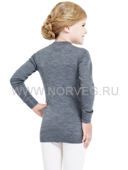 Термобелье комплект из шерсти мериноса Norveg Soft Grey детский - 7