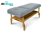 Массажный стол Relax Comfort серая кожа фото №1
