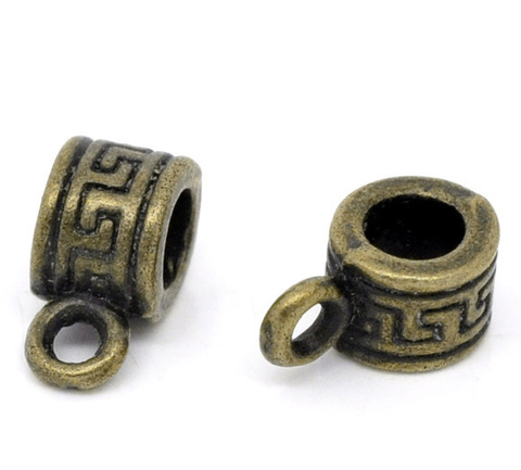 Бейл "Меандр" 10х5 мм (цвет - античная бронза) (B11994A)