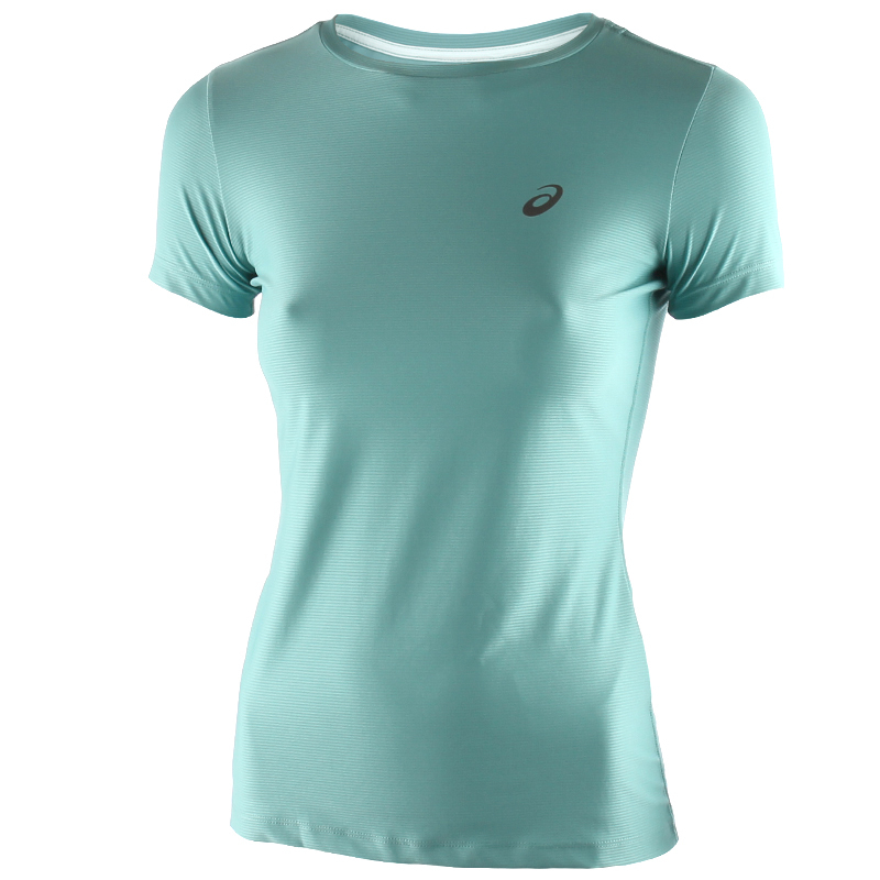 ASICS SS TOP женская беговая футболка бирюзовая - 3