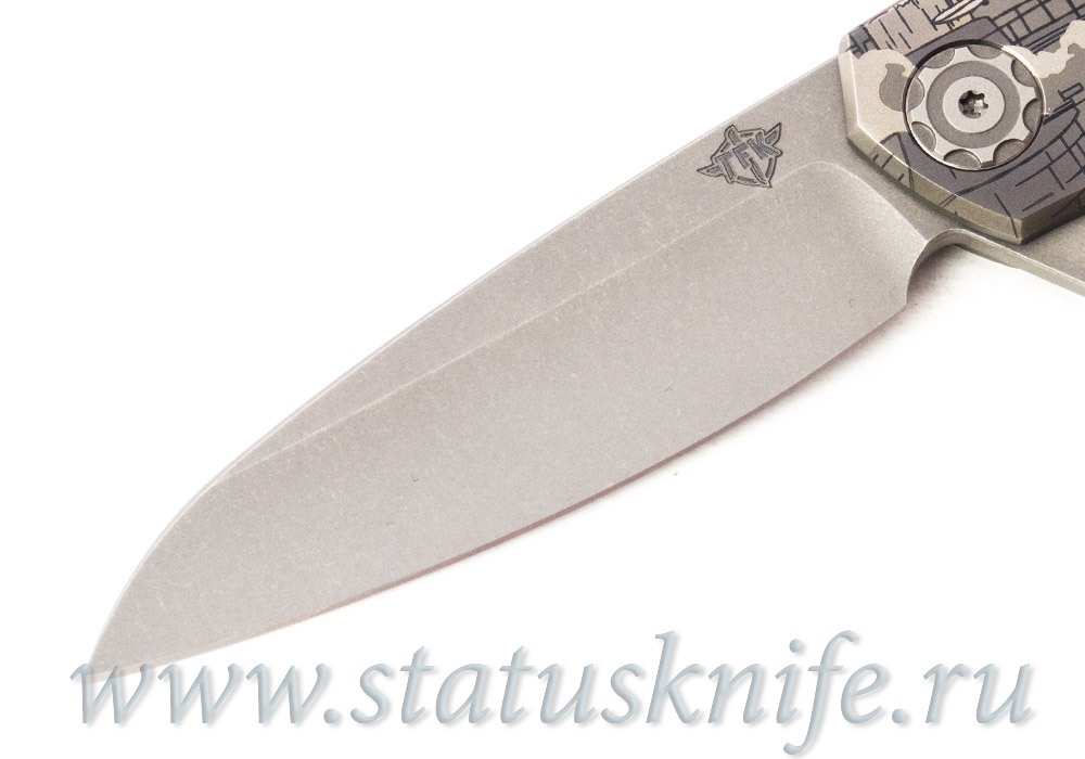 Нож TFK LEM Techno Hornet Project S125V Titanium engraved