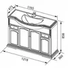 Aquanet Лагуна 175302 Тумба под раковину