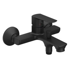 Ravak X070479 Смеситель для ванны настенный LF 022.20BL ЧЕРНЫЙ фото