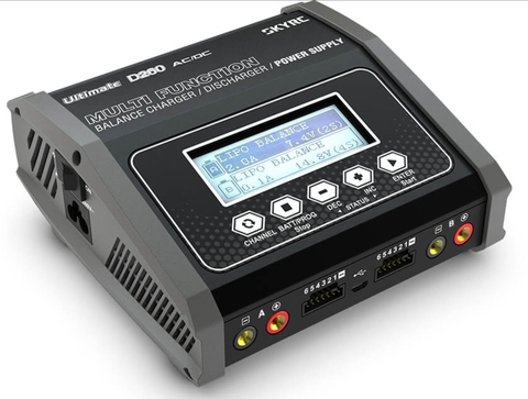 Зарядное устройство SkyRC D260 260Вт 14А 1-6S (AC/DC, два канала)