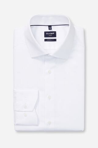 OLYMP LUXOR MODERN FIT Сорочка гладкая с технологией Non-Iron и сертификацией Oeko Tex