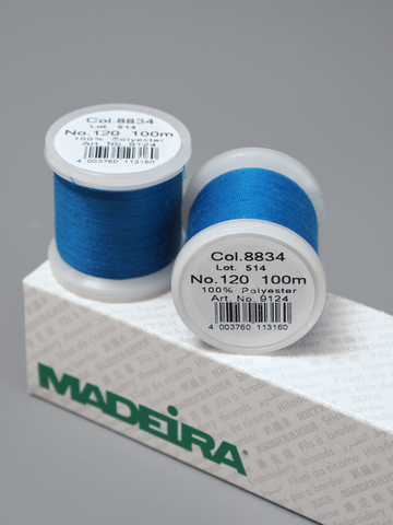 Нитки швейные Madeira aerofil №120 Col. 8834 васильковый (100 м)
