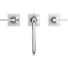 Ideal Standard Joy Neo BD144AA Двурукоятковый смеситель для раковины под 3 отверстия, с донным клапаном, 5 л/мин Chrome (Хром)