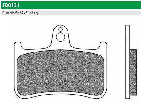 FD0131BT Тормозные колодки для HONDA CB, CBR, VTR (FDB533P)