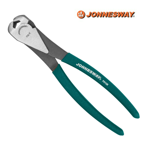 Jonnesway P6108 Кусачки торцевые с ПВХ рукоятками, 200 мм 48269