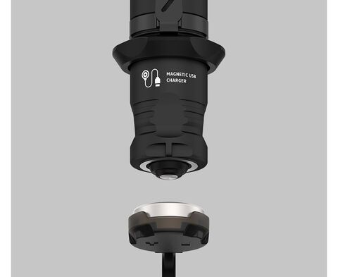 Фонарь универсальный Armytek Predator Pro Magnet USB черный/белый лам.:светодиод.x1 (F07301C)