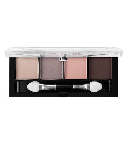 LuxVisage Тени Glam Look 4-х цветные матовые тон 4 лиловая