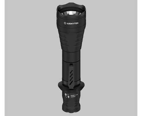 Фонарь универсальный Armytek Predator Pro Magnet USB черный/белый лам.:светодиод.x1 (F07301C)