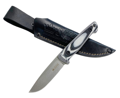 Туристический  нож Santi AUS-8 StoneWash, Стеклотекстолит G-10, Kizlyar Supreme, 4650065058001