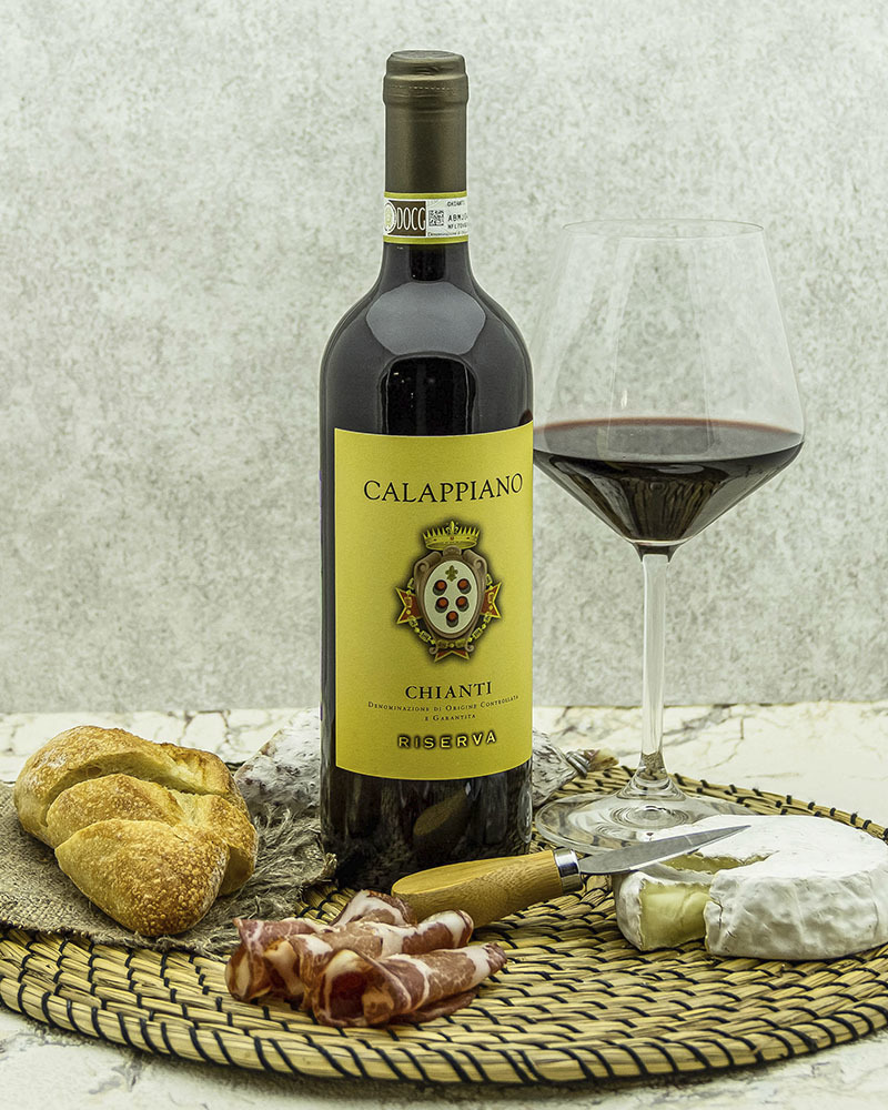 Вино Fattoria di Calappiano Кьянти Ризерва Калаппиано Красное Сухое 2015 г.у. 12,5% 0,75 л, Италия