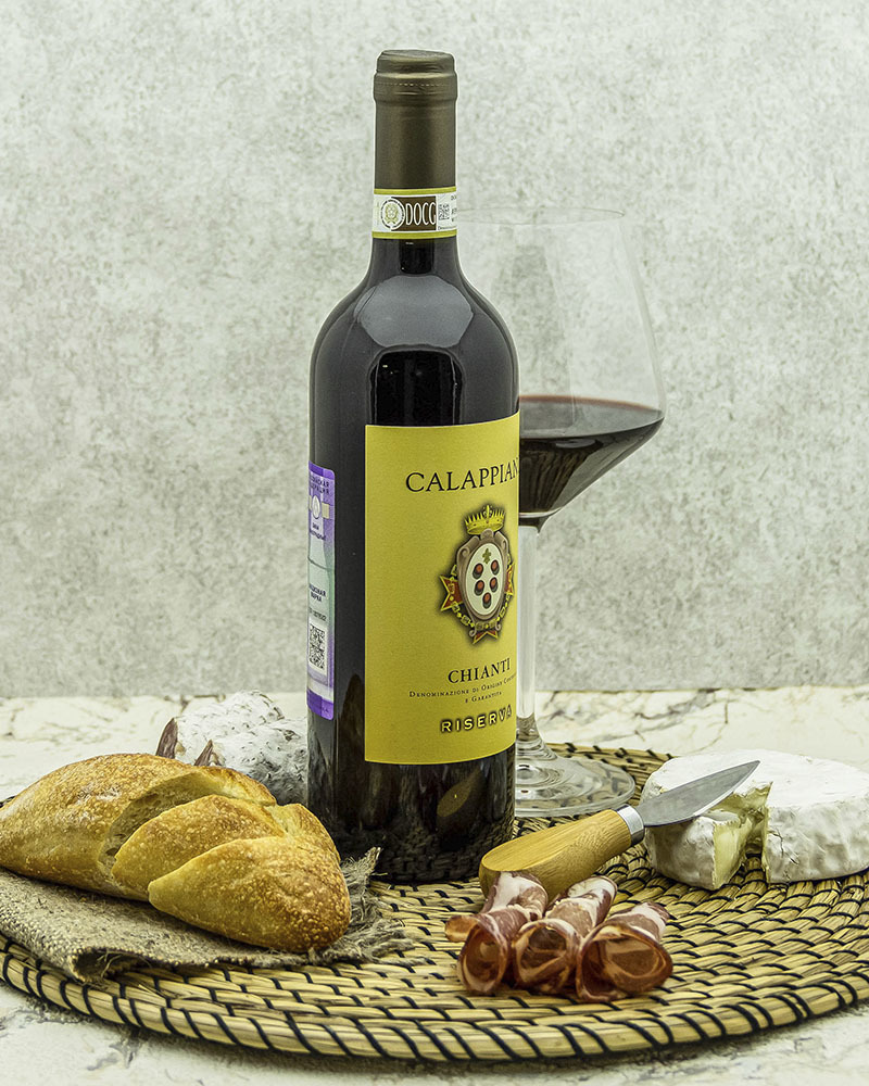 Вино Fattoria di Calappiano Кьянти Ризерва Калаппиано Красное Сухое 2015 г.у. 12,5% 0,75 л, Италия