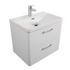 BelBagno Due DUE-500-2C-SO-BM-P Тумба под раковину подвесная, 50x43, цвет: белый