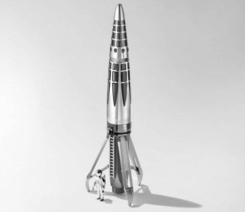Ручка перьевая Caran d'Ache Astrograph High Gloss Rhodium Limited Edition M (1654.481)