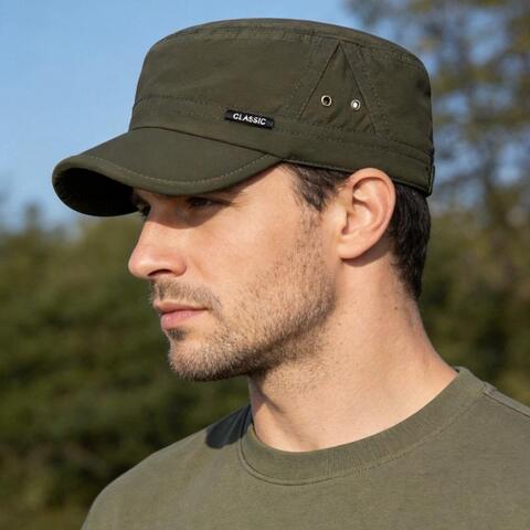 Картинка кепка Skully Wear YSM-855 army green - 3