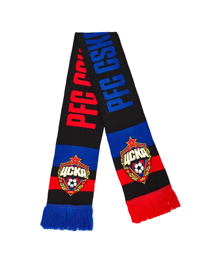 Шарф вязаный PFC CSKA