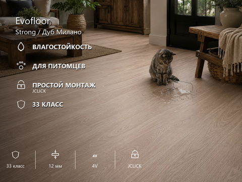 Ламинат Evofloor - Strong Дуб Милано (DB705)
