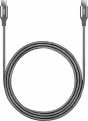 Кабель TTEC USB-C - USB-C AlumiCable 100W PD & Fast Charge Cable, 150 см, серый космос.