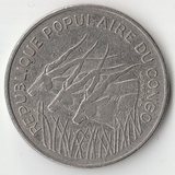 1972 SR1943 Конго 100 франков 1972 SR1943 Конго 100 франков
