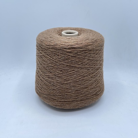 Luxury Selection by RiGo (пр.Италия), art- Cardwool,2/15 750м/100гр, 85% Меринос 15%Полиамид ,цвет-Светло-коричневый меланж 36/596 ,арт.24443