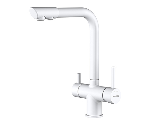 WasserKRAFT A8357 Смеситель для кухни под фильтр, цвет: белый