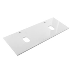 BelBagno EK-120-2-BO Столешница под раковину и с двумя отверстиями под смеситель, 120.4x46.2, цвет: белый фото
