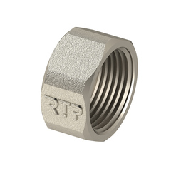 Заглушка лат никель Ду 50 (2") ВР VALFEX VF.590.N. ВР Ру 40