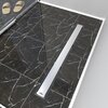 Timo Standart PG20-600 Декоративная вставка основа под плитку для желоба, цвет: нержавеющая сталь