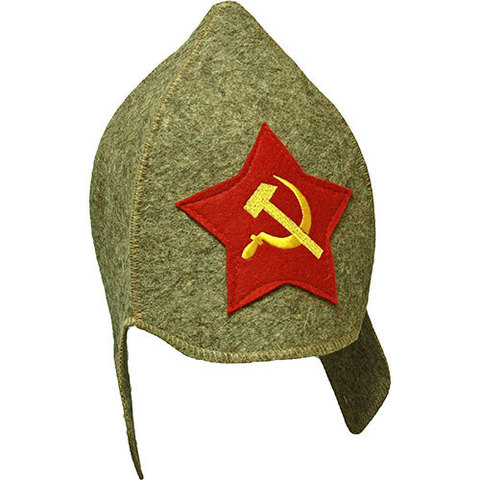Буденовка Серп и молот для бани - 5
