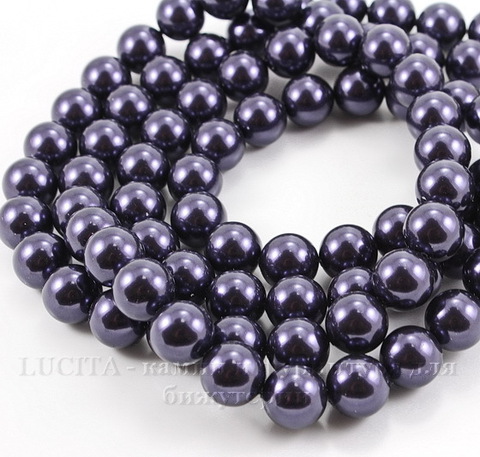 5810 Хрустальный жемчуг Сваровски Crystal Dark Purple круглый 4 мм, 10 шт (Crystal Dark Purple 3)