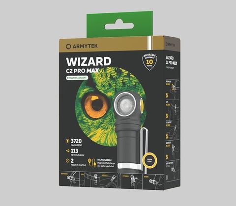 Фонарь Armytek Wizard C2 Pro Max Magnet USB White