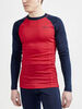 Комплект термобелья мужской Craft Core Warm Baselayer navy-red - 2