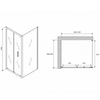 Abber Sonnenstrand AG07100B-S90B Душевой уголок, 100x90x195, цвет: чёрный