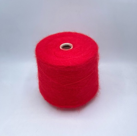 Filati Venezia (пр.Италия),art-Kid silk, 900/100гр, 70%Супер кидмохер, 30%Шелк, цвет-Красный, арт-34924