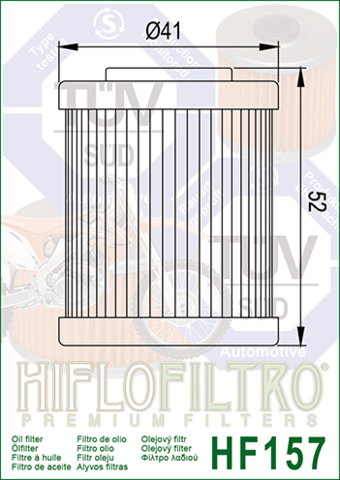 Фильтр масляный HifloFiltro HF157